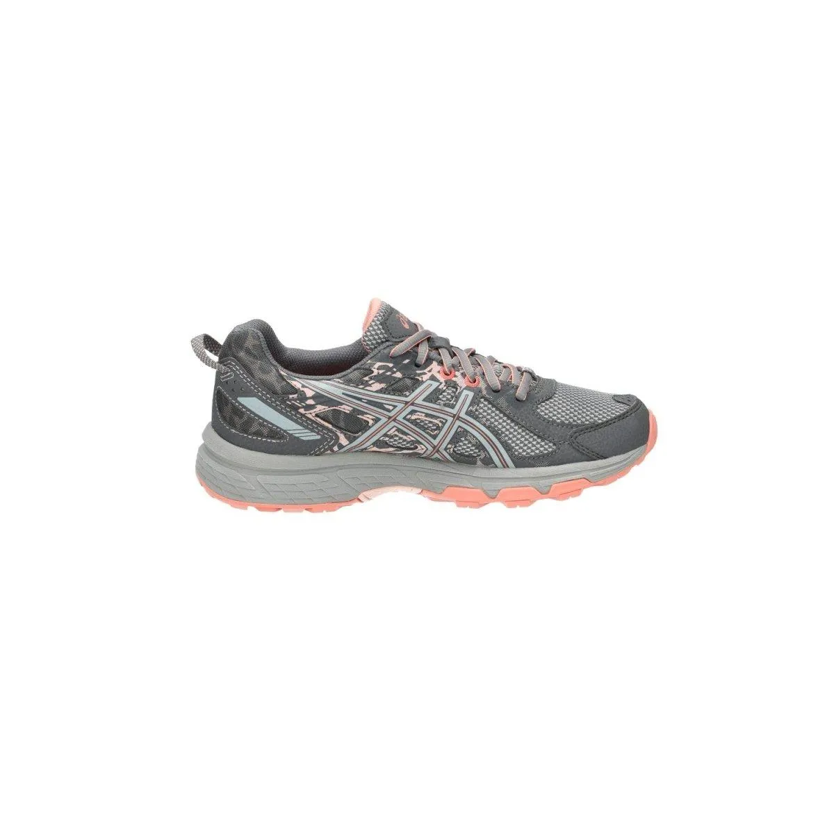 Asics Gelventure 6 Running Sport Shoes Fabric Grey Colour For Women