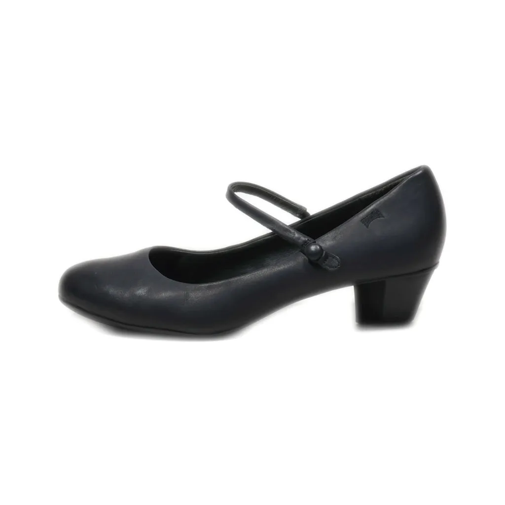 Camper Mid-Heel Shoes Leather Black Colour For Women