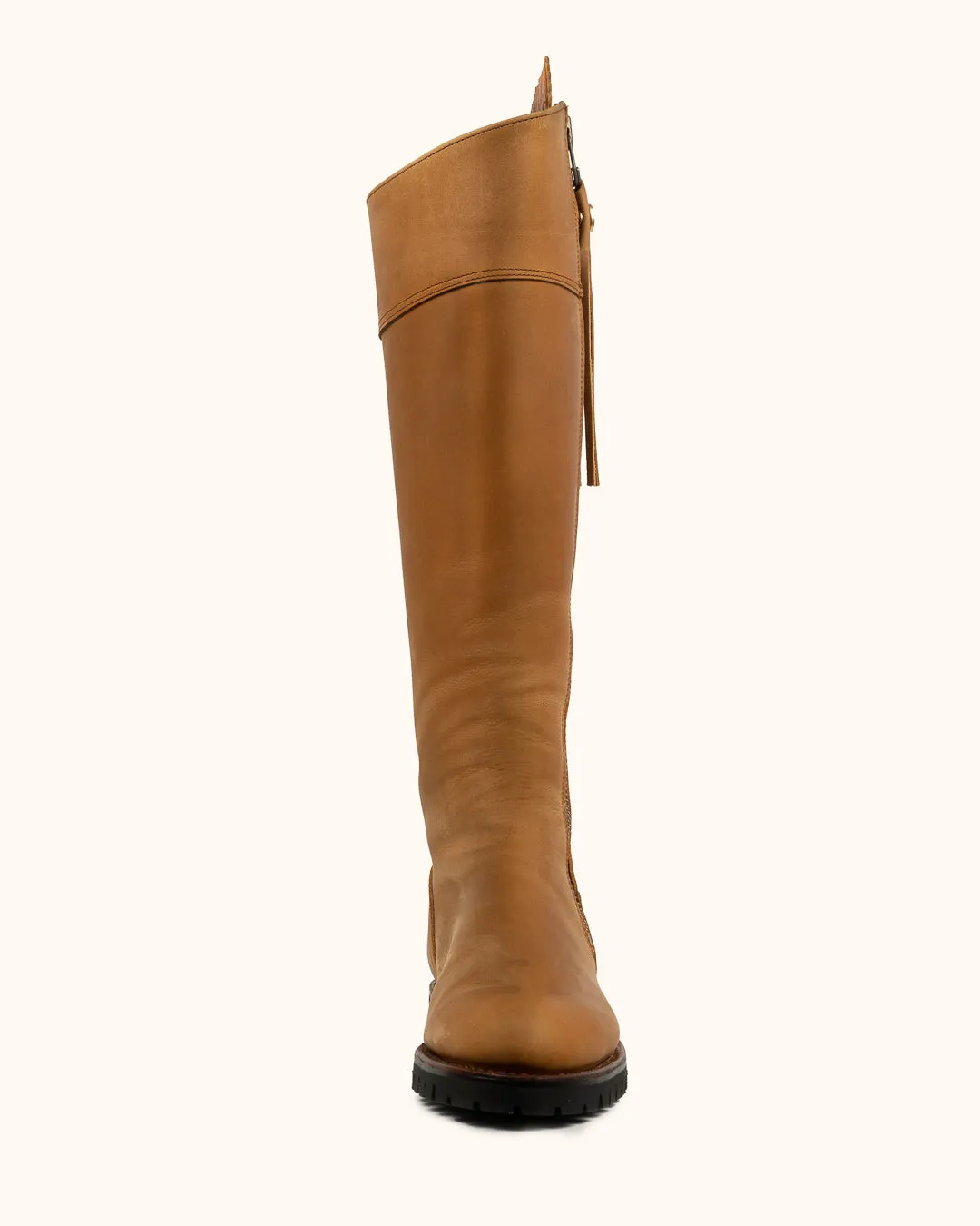 Cascada Full Calf Waterproof Boot Tread Sole - Tan