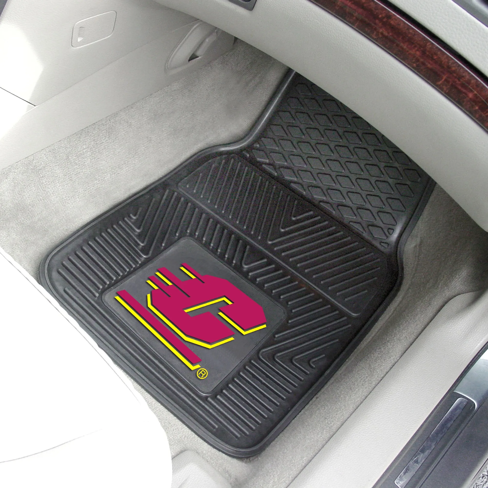 Central Michigan Chippewas Heavy Duty Car Mat Set - 2 Pieces