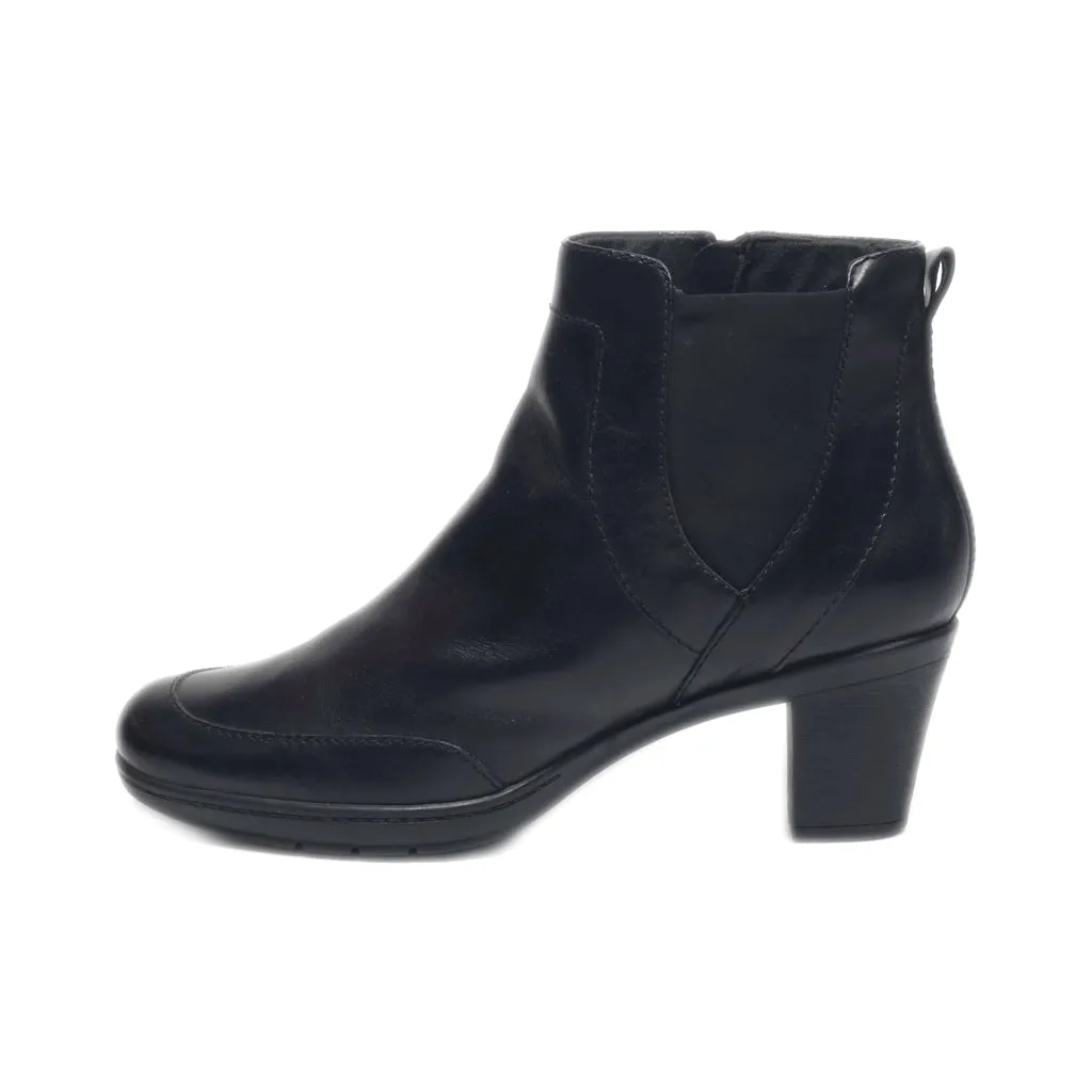 Clarks Ankle Boots Leather Black Colour For Women