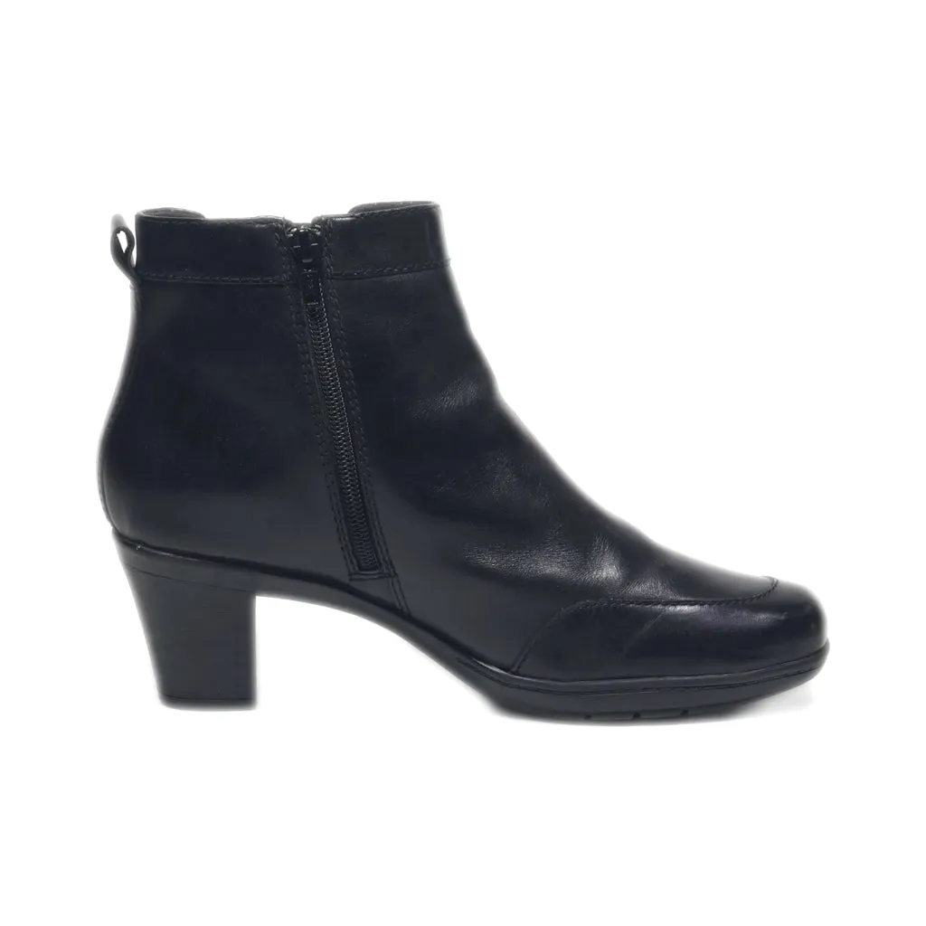 Clarks Ankle Boots Leather Black Colour For Women