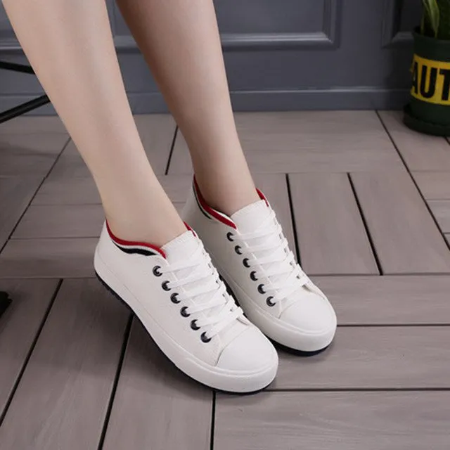 Classic Women's Casual Comfortable Canvas Shoes - Model-8892