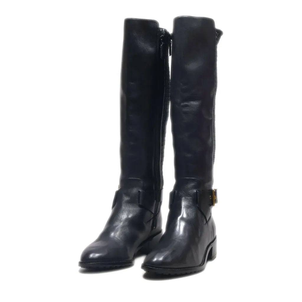 Cole Haan High Boots Leather Black Colour For Women