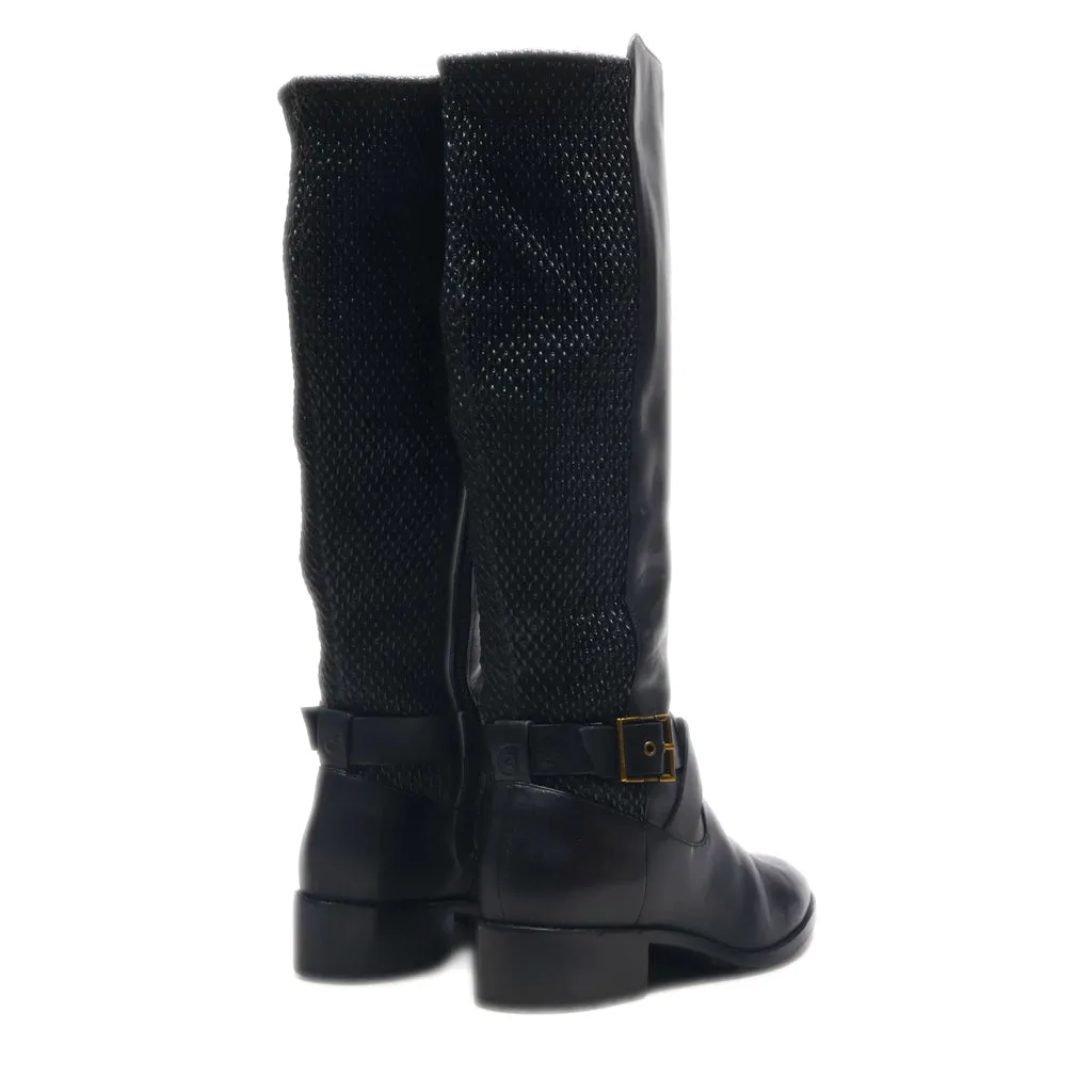 Cole Haan High Boots Leather Black Colour For Women