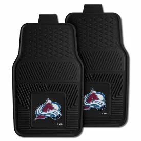 Colorado Avalanche Heavy Duty Car Mat Set - 2 Pieces