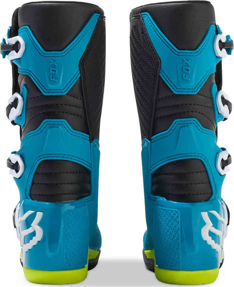 Comp 2023 FOX Youth Motocross Boots, Blue-Black