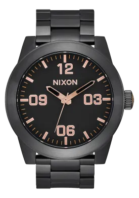 Corporal Stainless Steel - All Black / Rose Gold