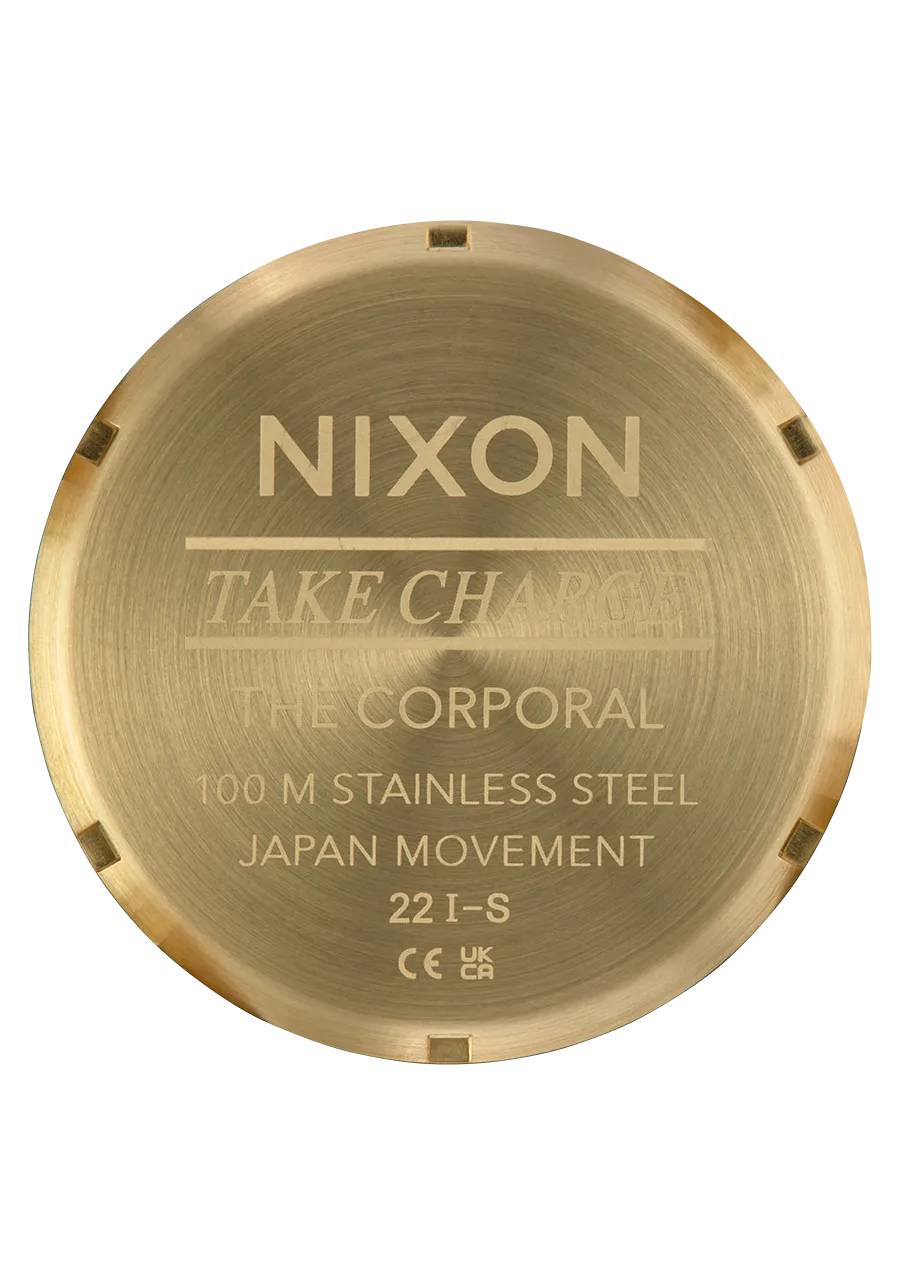 Corporal Stainless Steel - Yellow Gold / Black