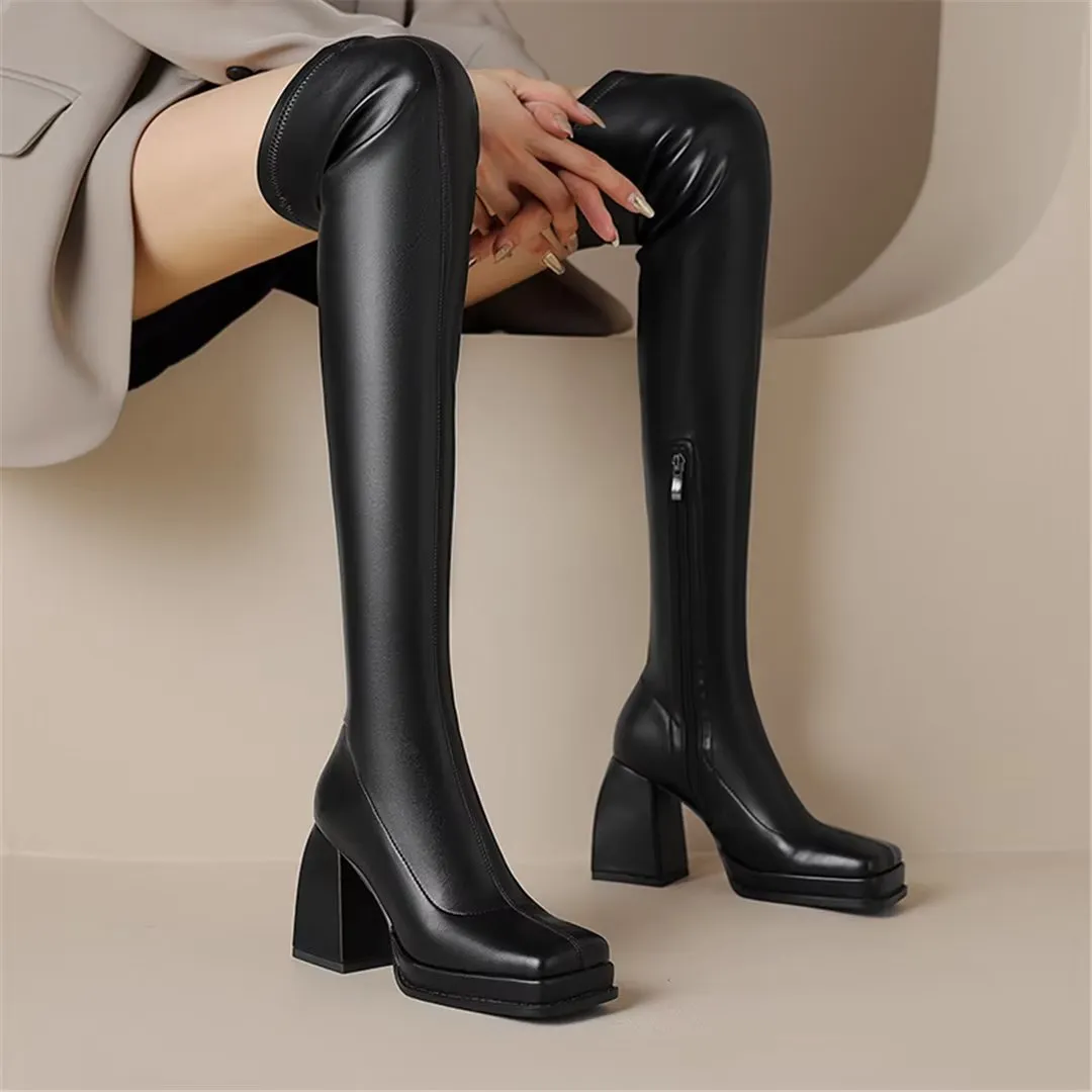 CrocSvelte Zippered Flock Boots