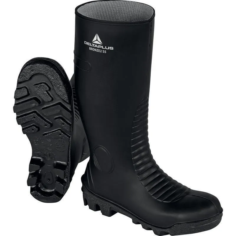 Delta Plus Safety Wellington Steel Toe Cap Boots