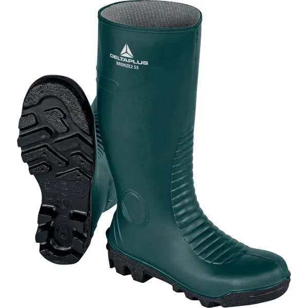 Delta Plus Safety Wellington Steel Toe Cap Boots