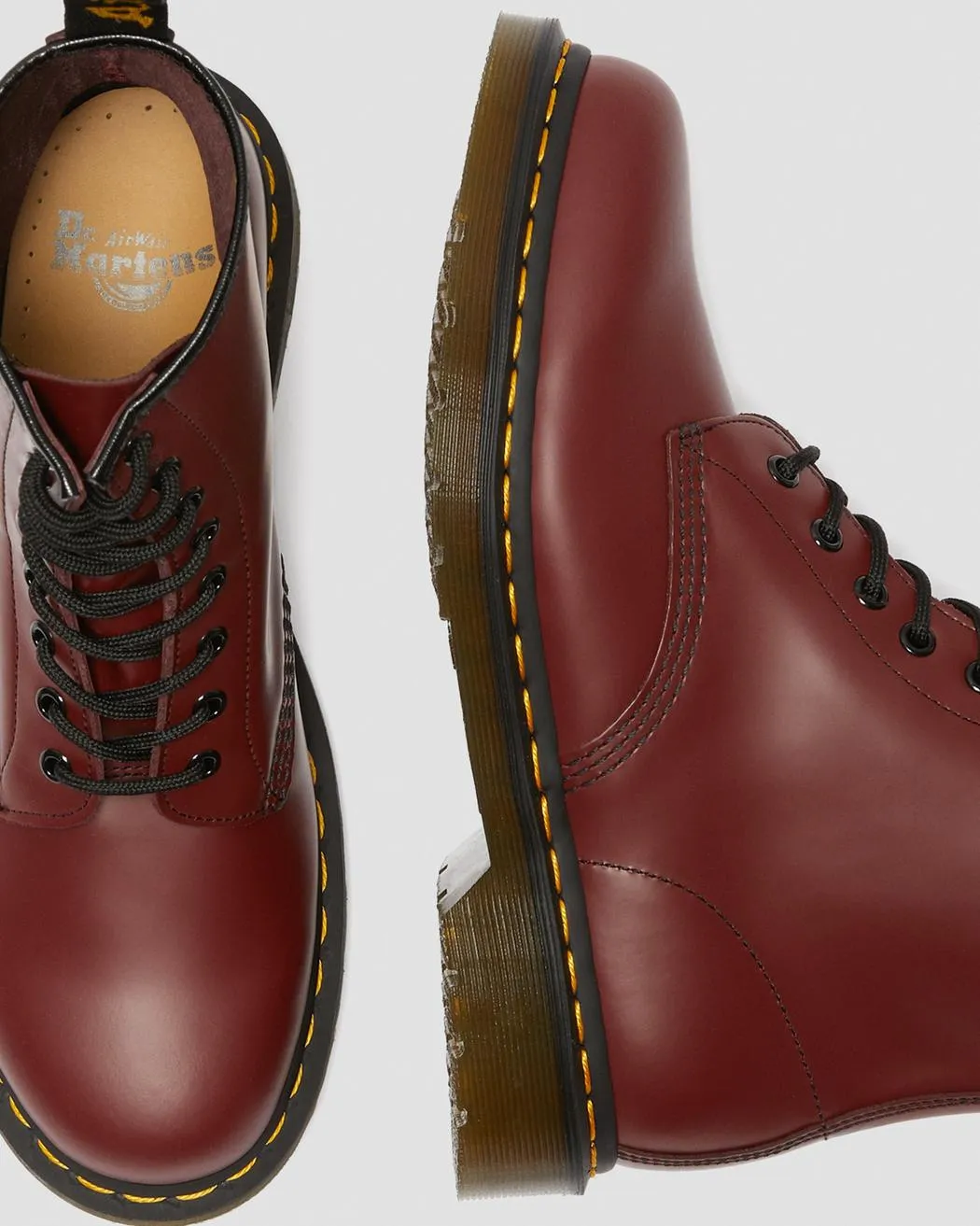 Dr Martens 1460 Cherry Smooth Leather Ankle Boots