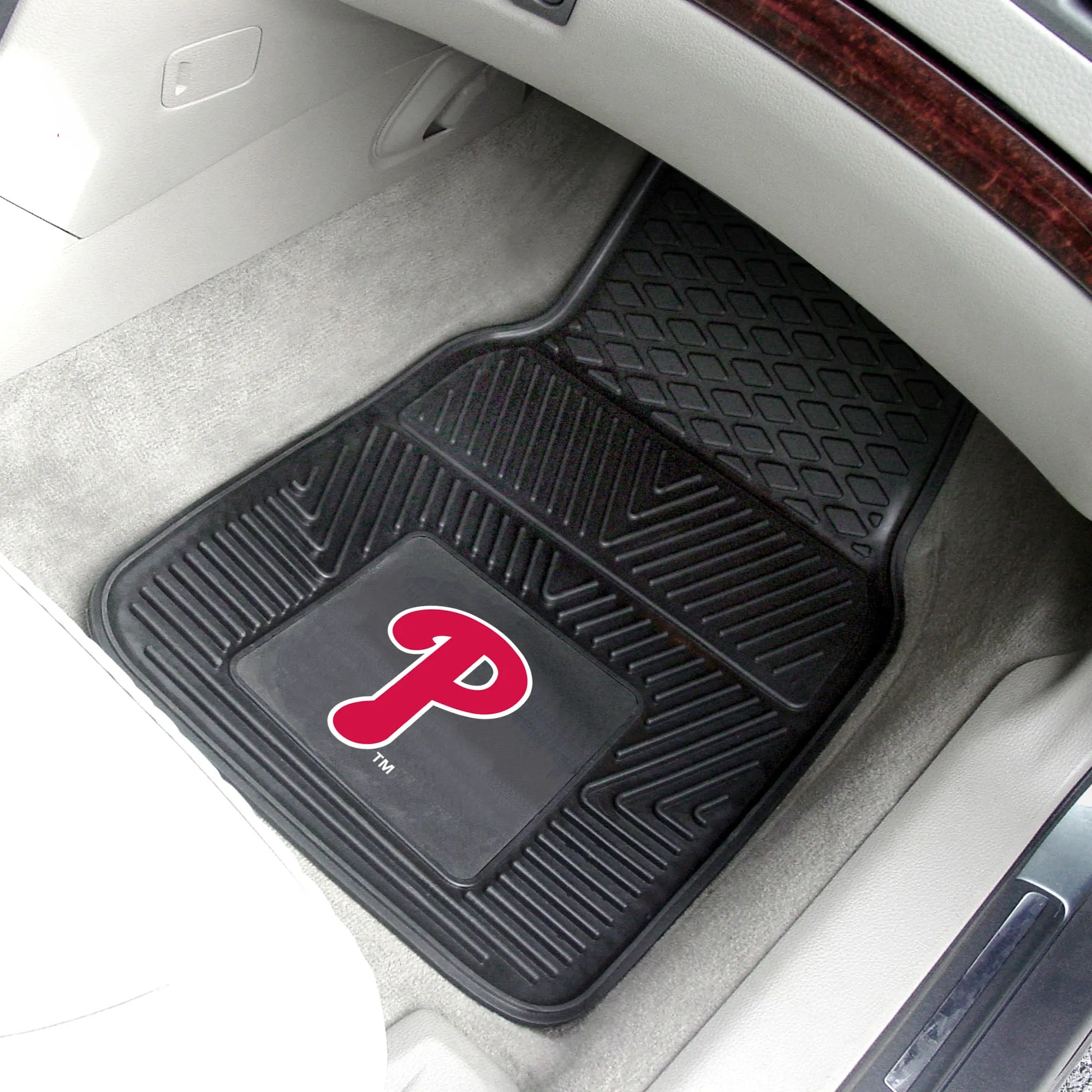 Fanmats Philadelphia Phillies Heavy Duty Car Mat Set - 2 Pieces