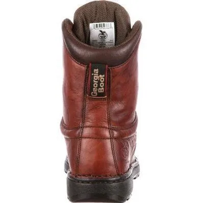 Georgia Men's Eagle Light 8" Slip Resistant Work Boot -Wildwood- G8083