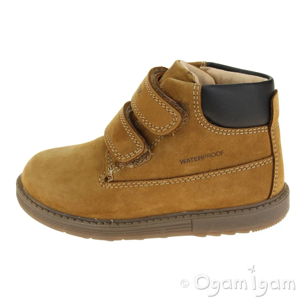 Geox Hynde Boys Brown Biscuit Waterproof Boot