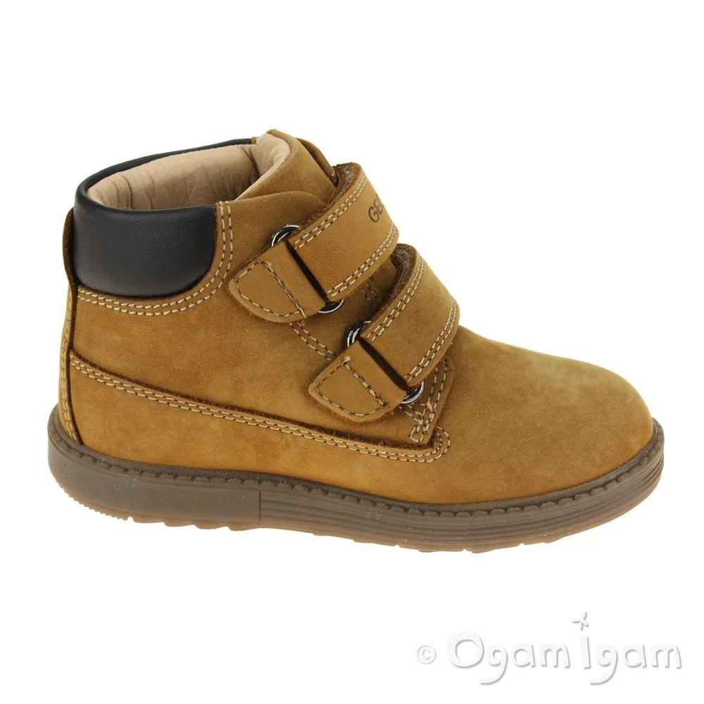 Geox Hynde Boys Brown Biscuit Waterproof Boot