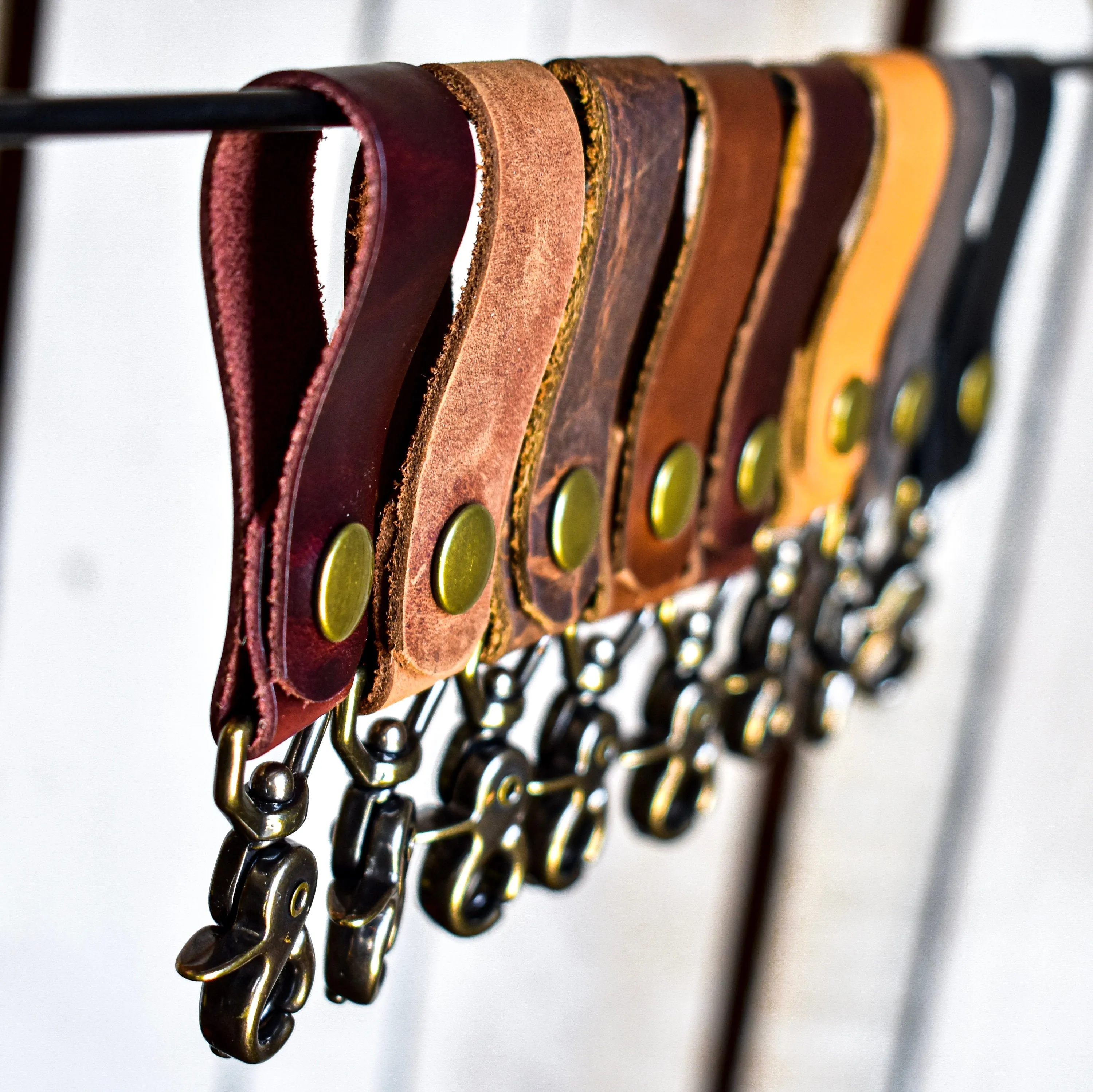 Handmade Leather Key FOB | Keychain