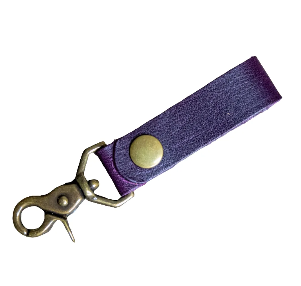 Handmade Leather Key FOB | Keychain