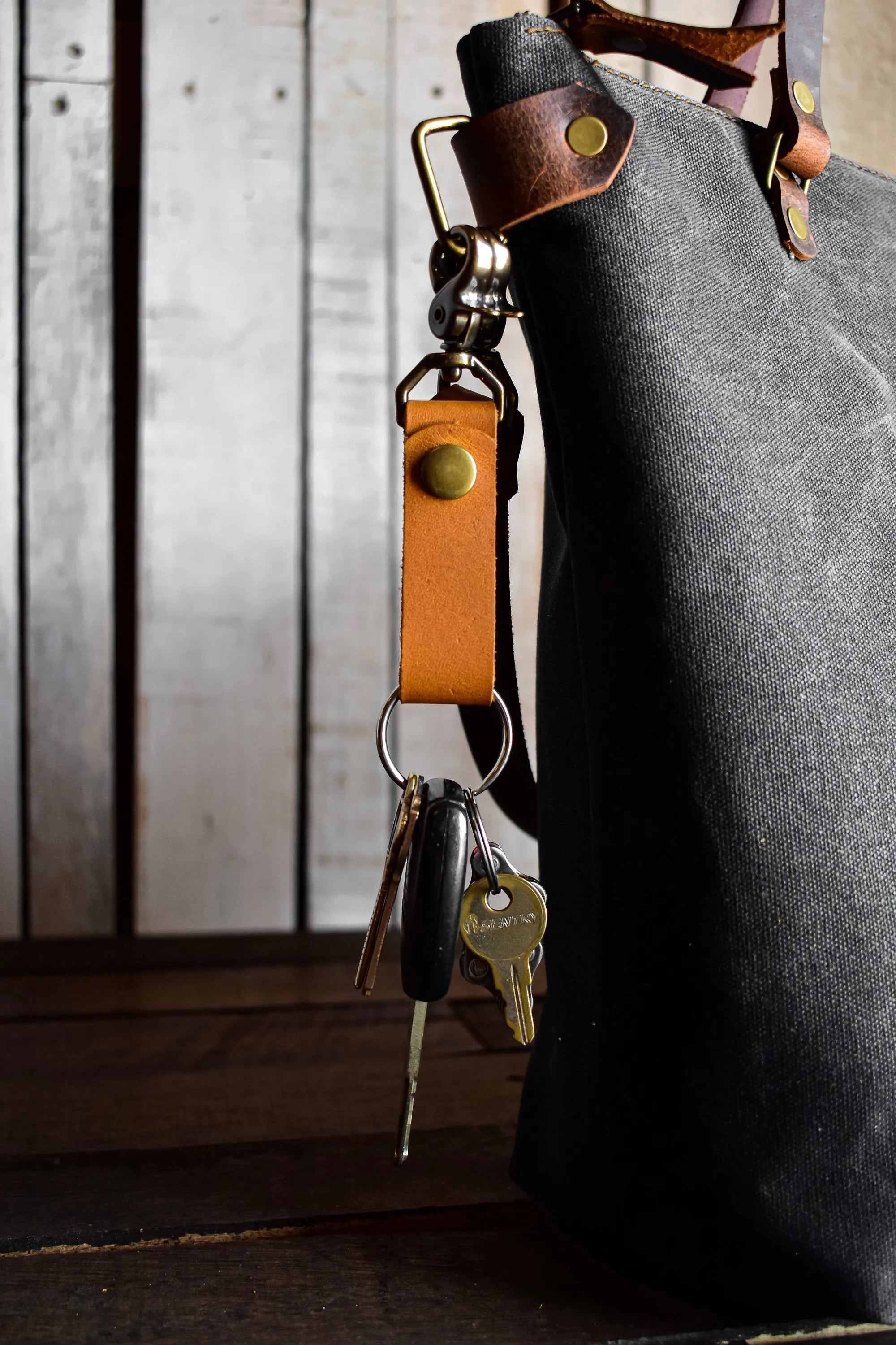 Handmade Leather Key FOB | Keychain