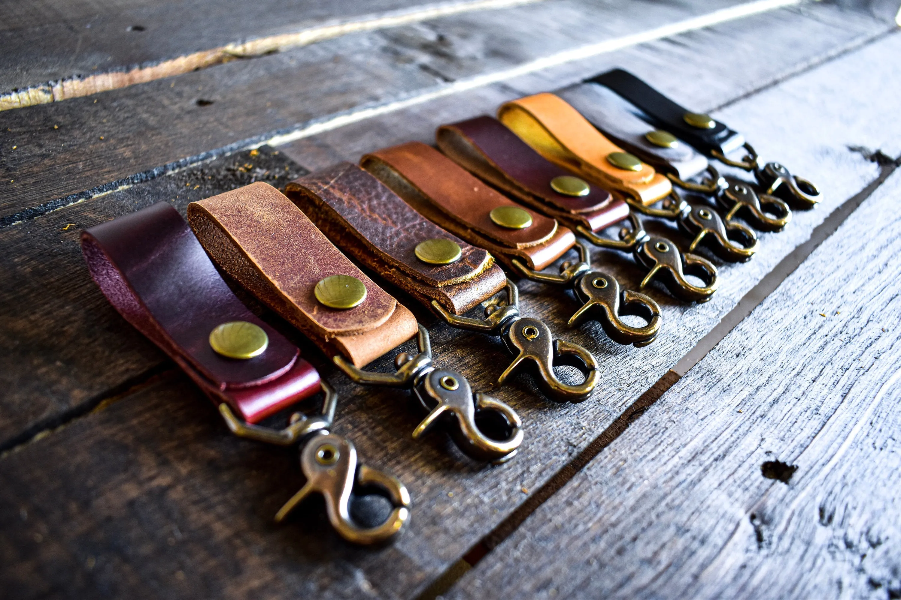 Handmade Leather Key FOB | Keychain