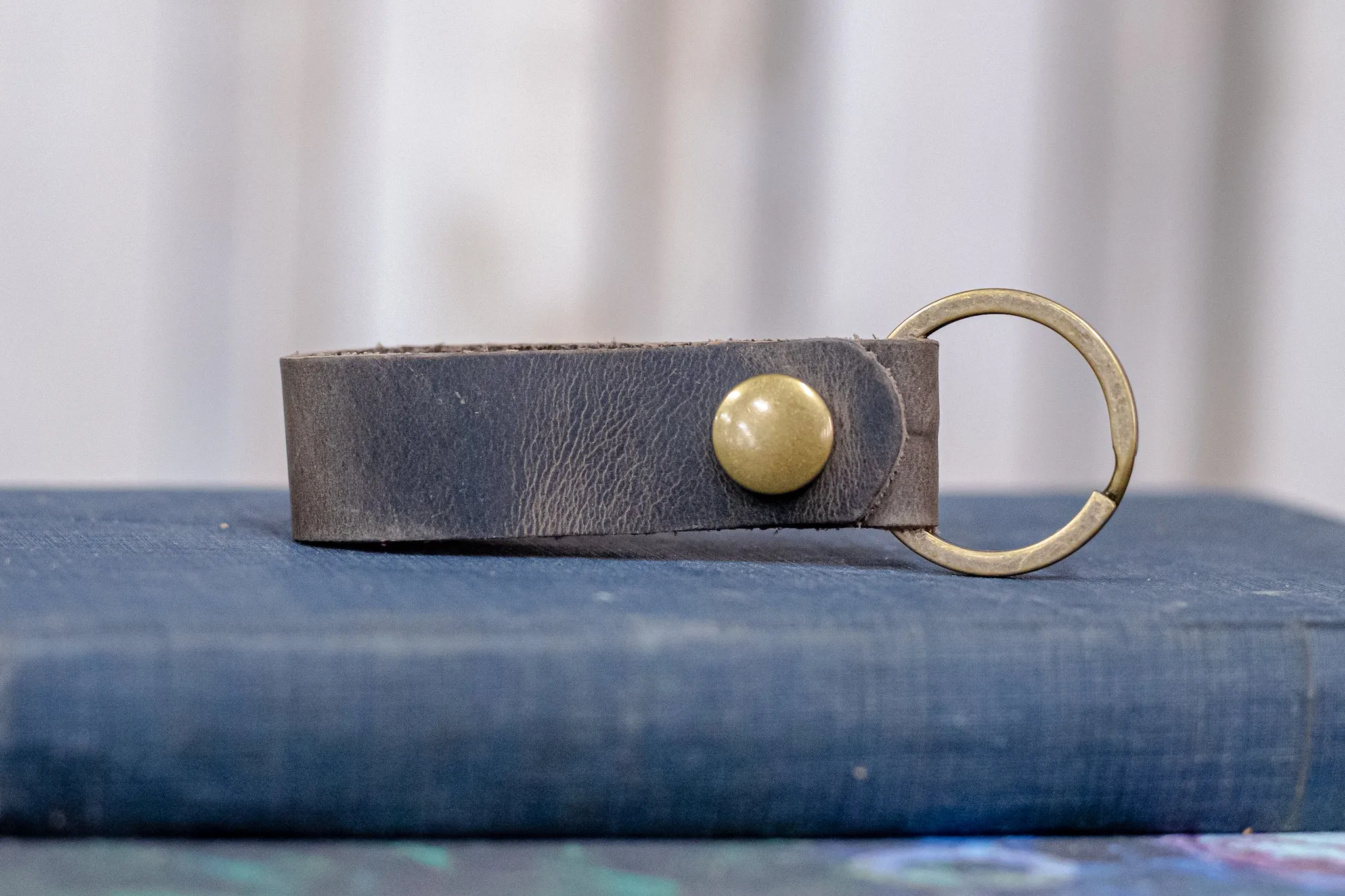 Handmade Leather Key Ring | Keychain | Ready to ship | Multiple colors