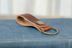 Handmade Leather Key Ring | Keychain | Ready to ship | Multiple colors