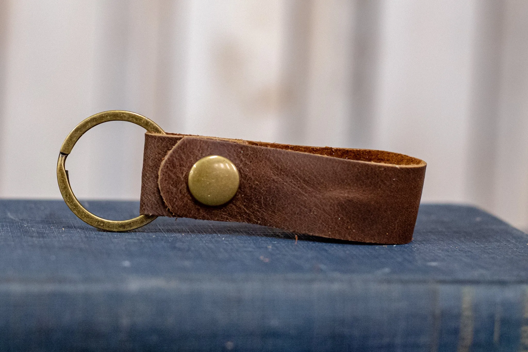 Handmade Leather Key Ring | Keychain | Ready to ship | Multiple colors