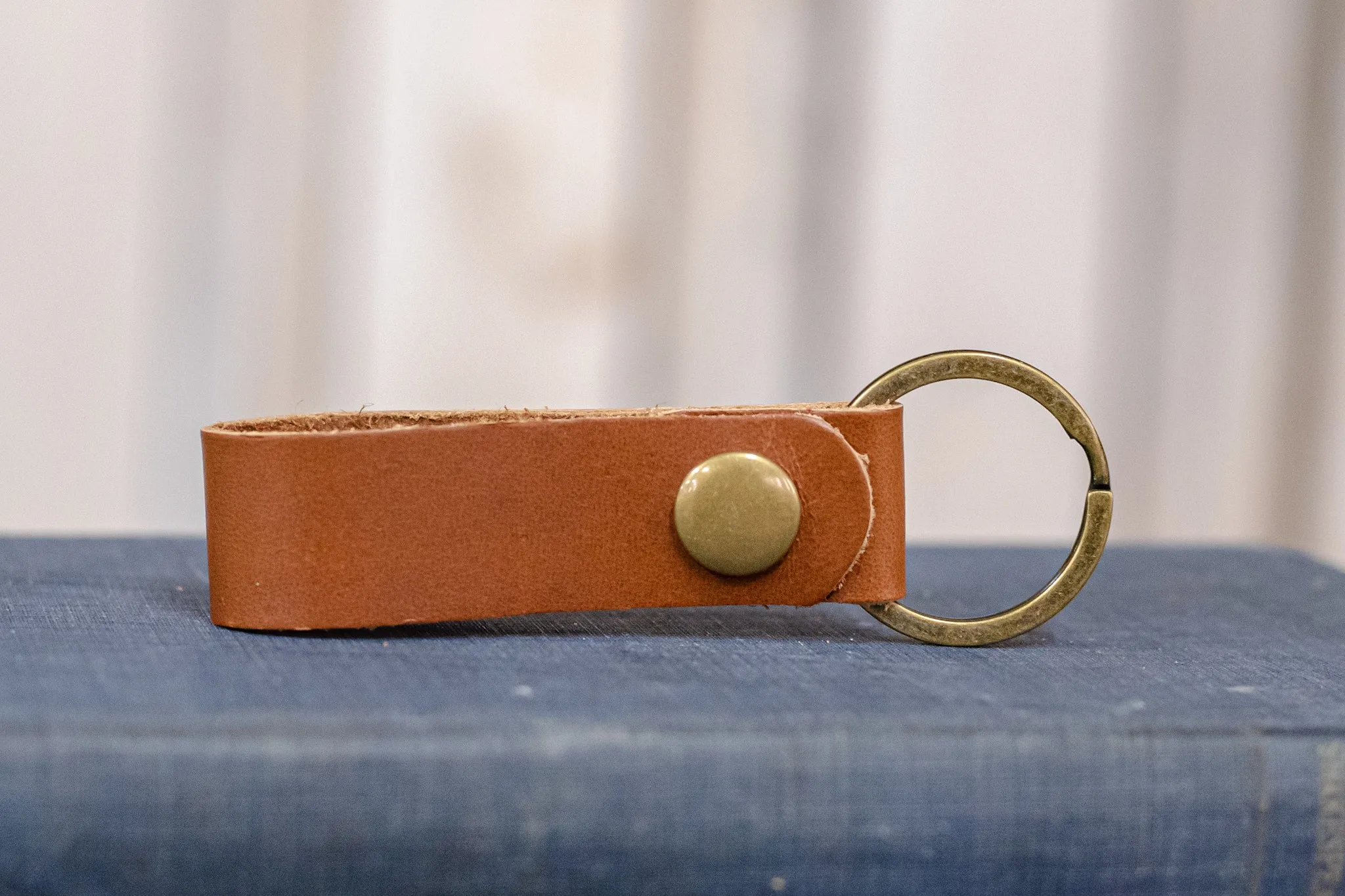 Handmade Leather Key Ring | Keychain | Ready to ship | Multiple colors