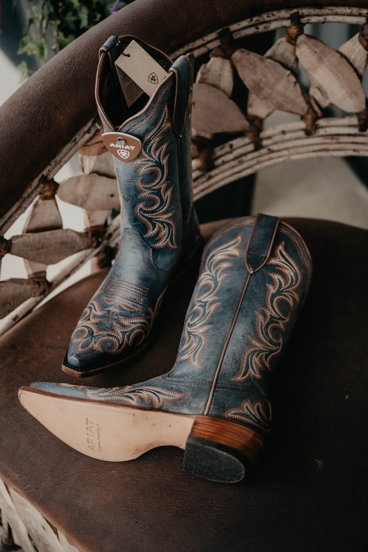 'Hazen' Blueberry Ariat Boot 12” Shaft