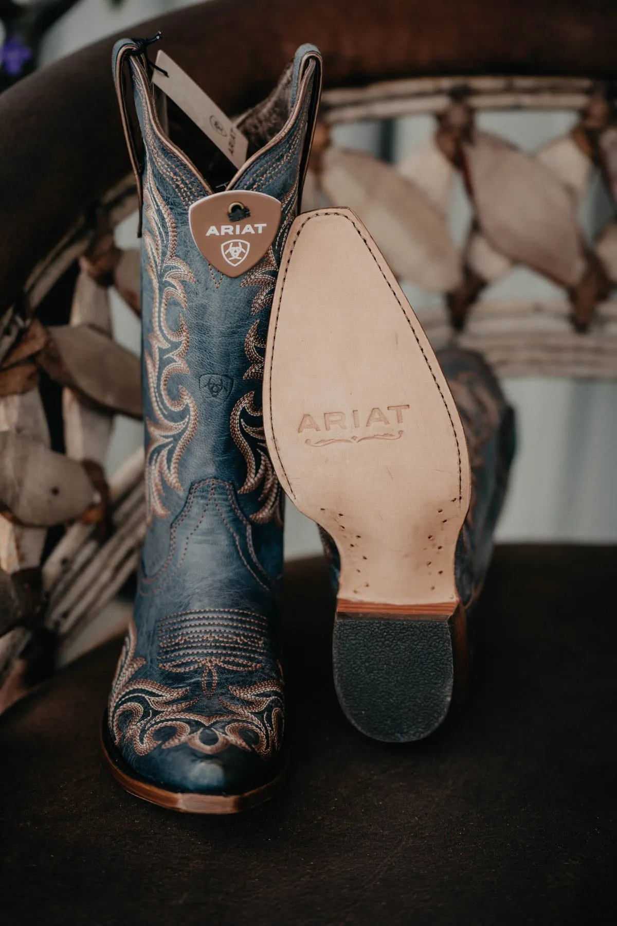 'Hazen' Blueberry Ariat Boot 12” Shaft