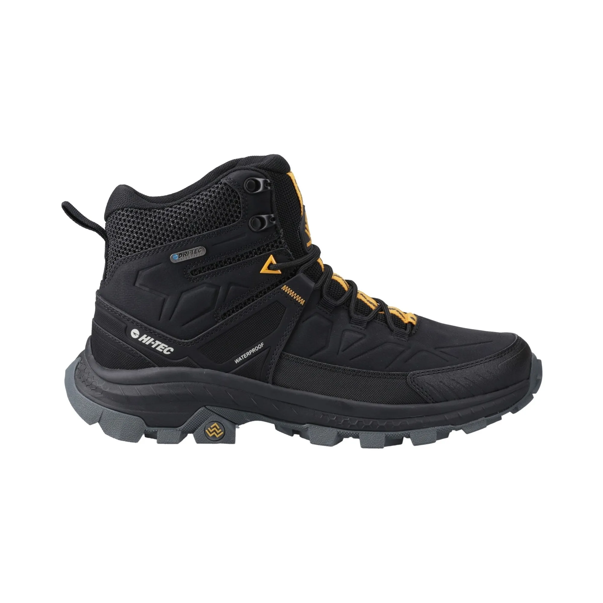 Hi-Tec Rainier Mens Hiking Boots - Black