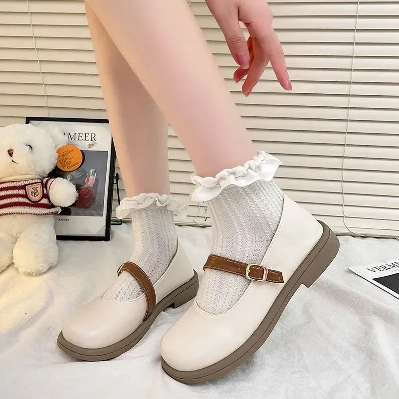 Hnzxzm Casual Woman Shoe All-Match Modis Shallow Mouth Round Toe Soft Female Footwear Bow-Knot New Summer 2024 Moccasin Comfortable