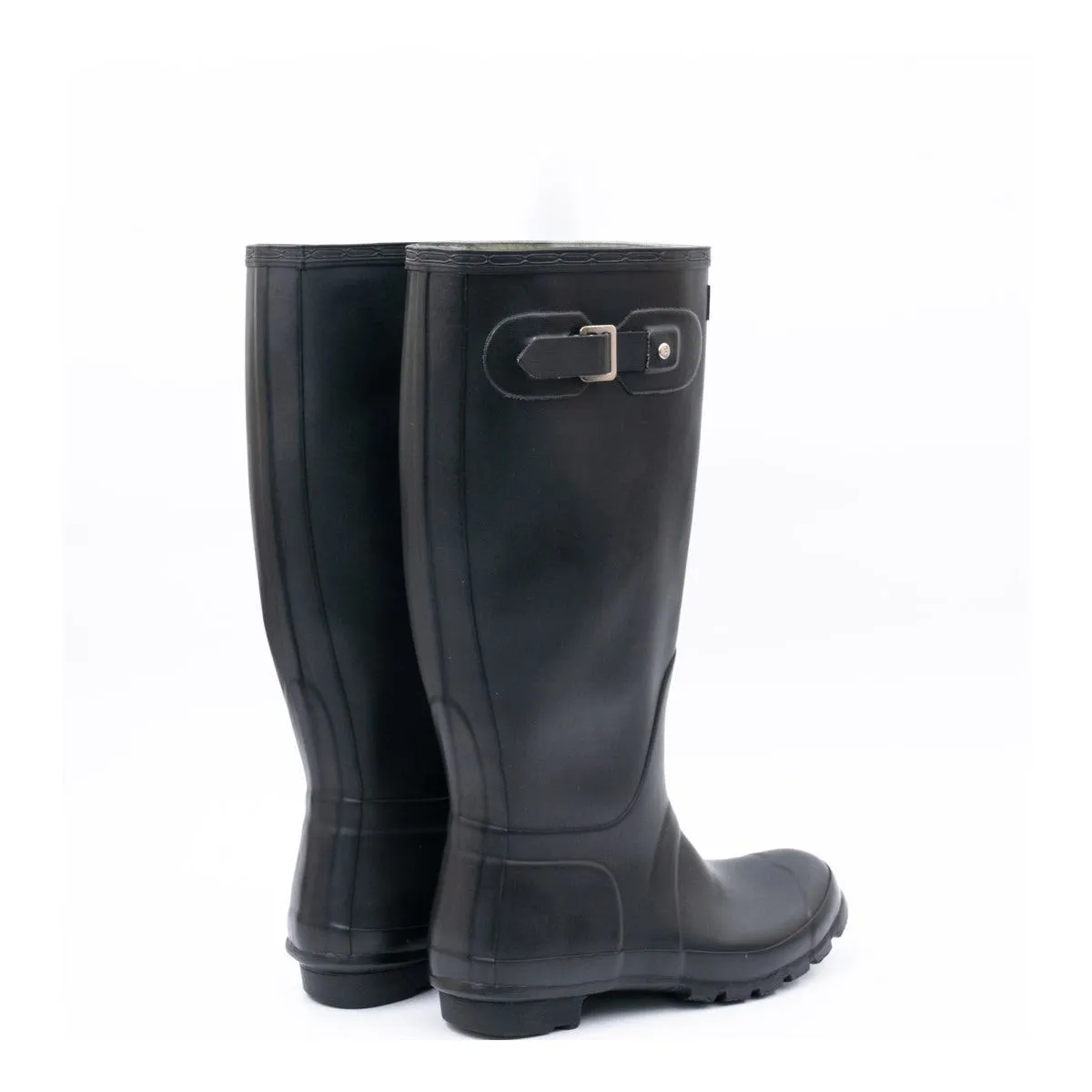 Hunter Original Tall Wellington High Boots Rubber Black Colour For Women