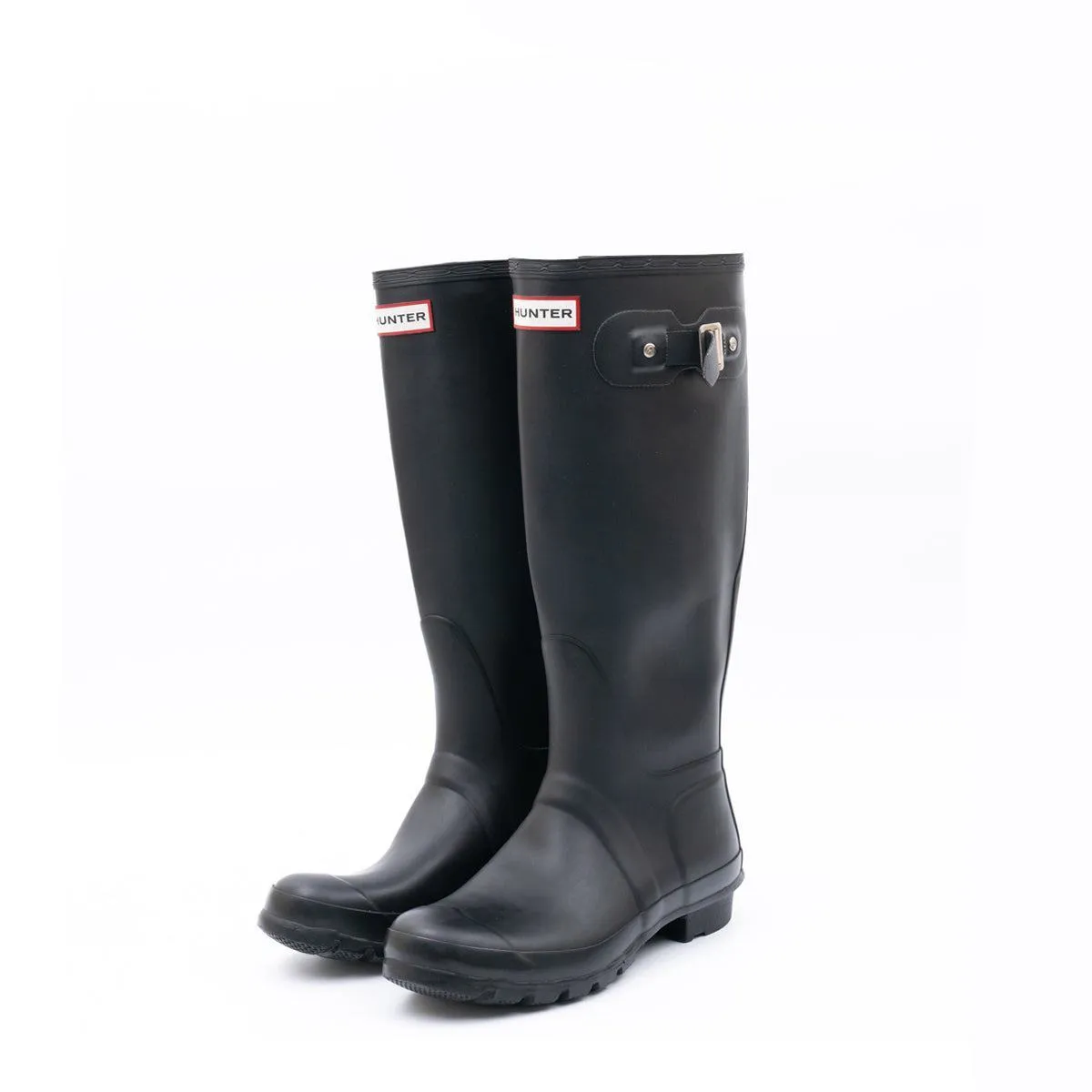 Hunter Original Tall Wellington High Boots Rubber Black Colour For Women