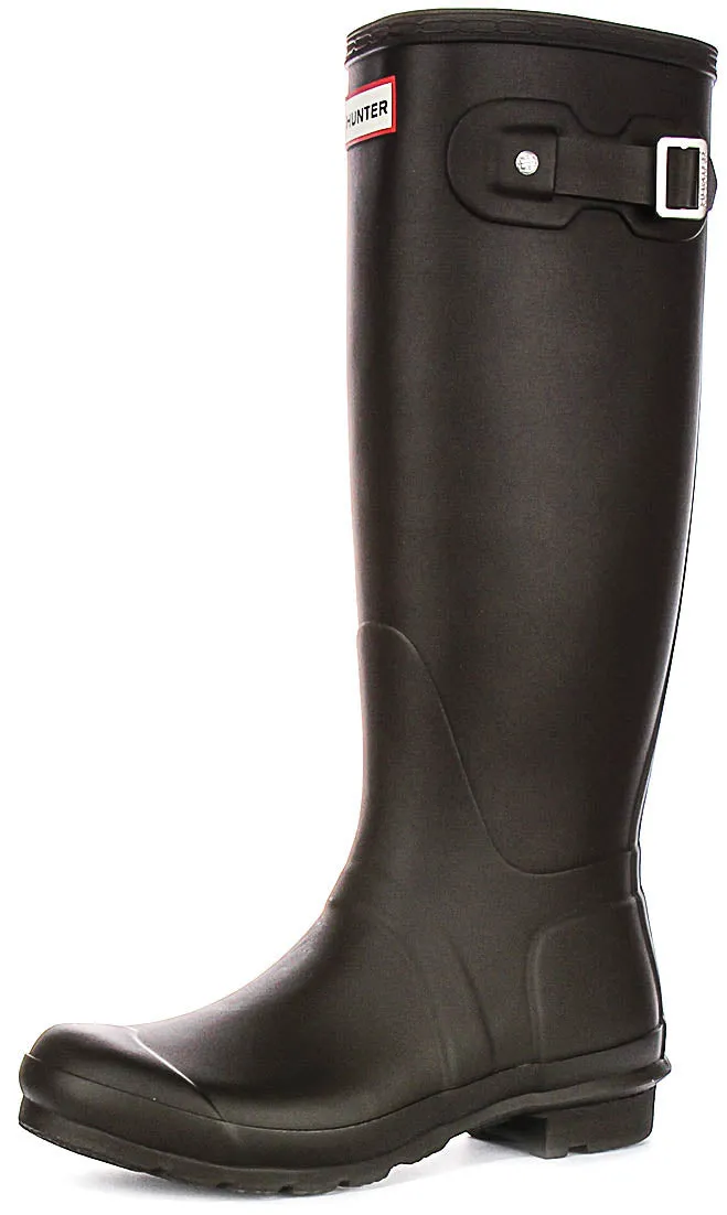 Hunter W Original Tall In Choco Brown For Women