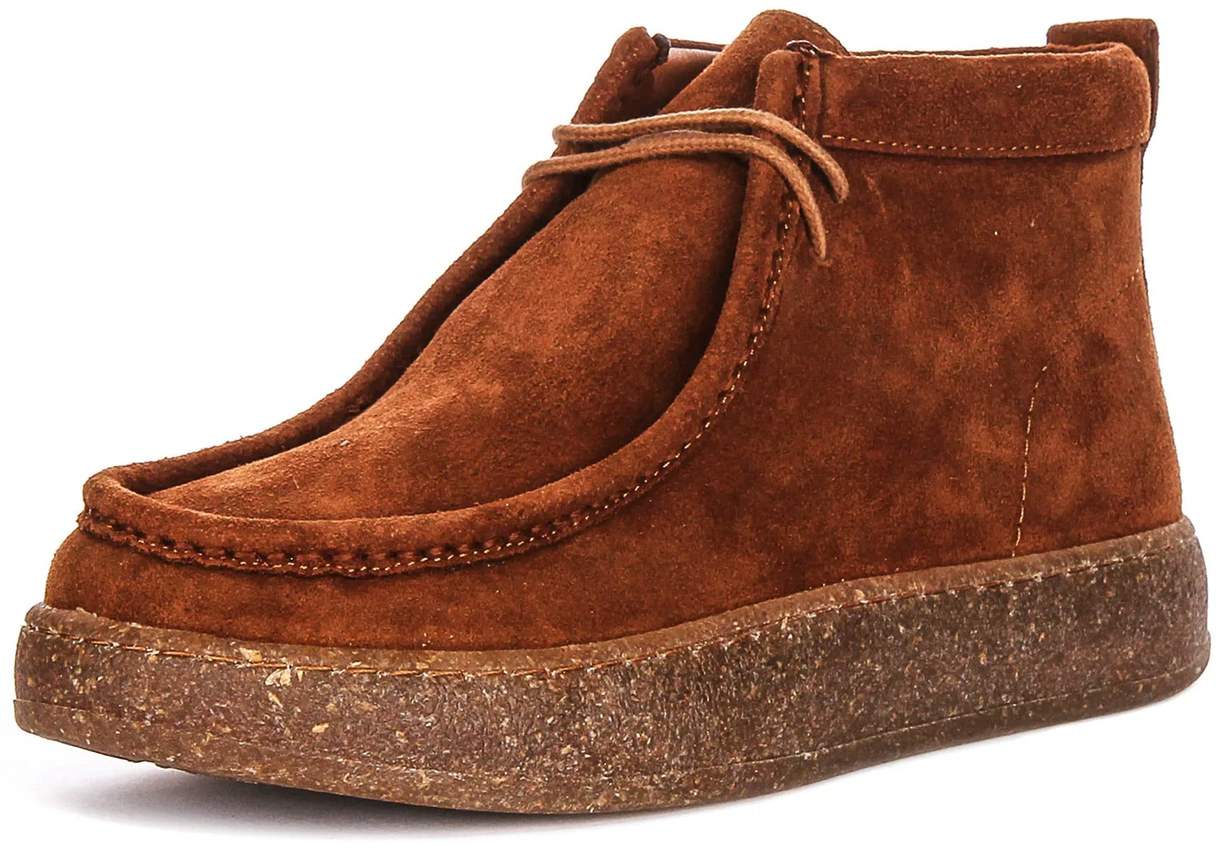 Justinreess England Brynn Suede In Brown For Women