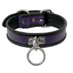 Leather Piped O-Ring Collar