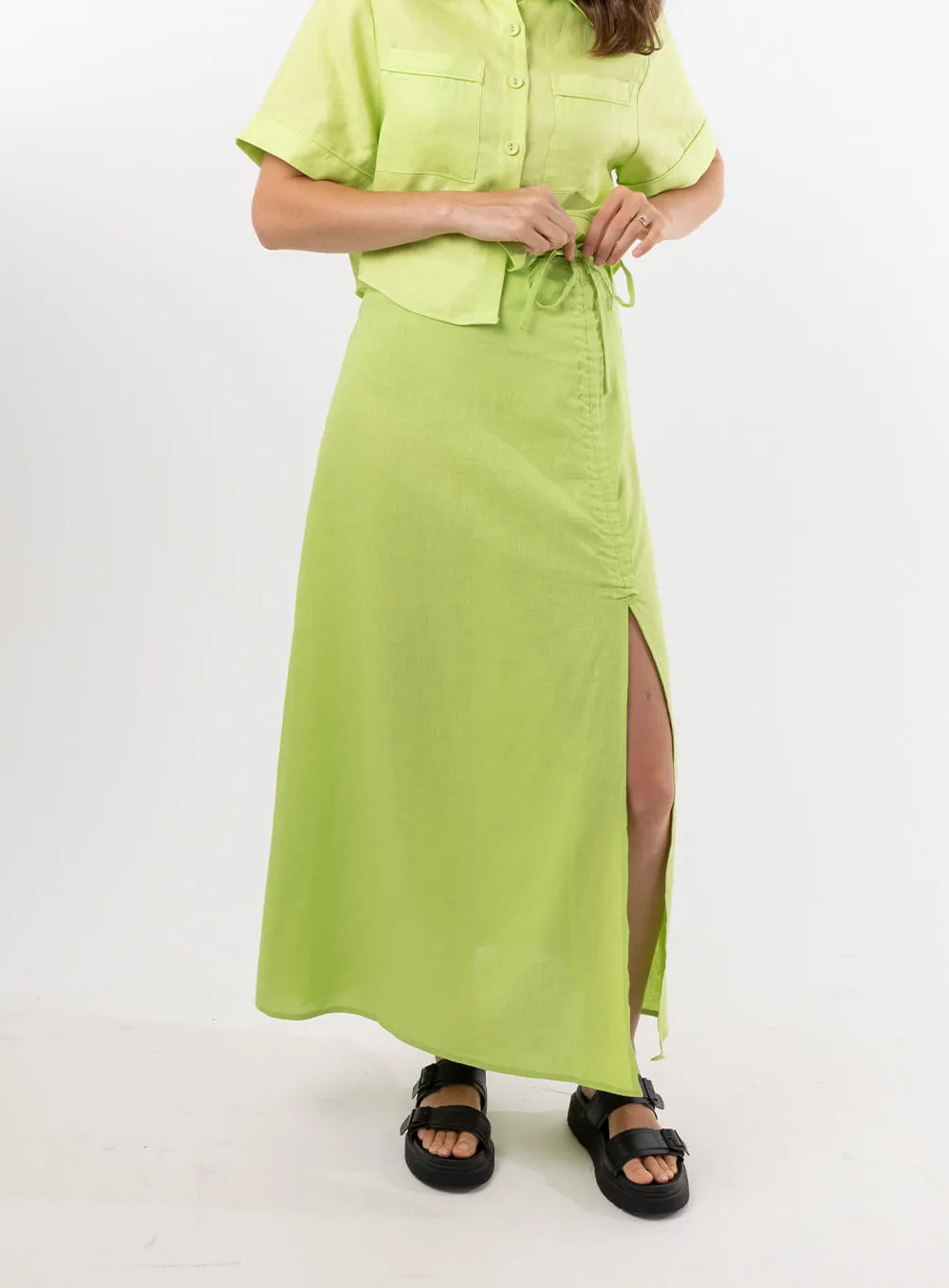 Lily Skirt-LIME