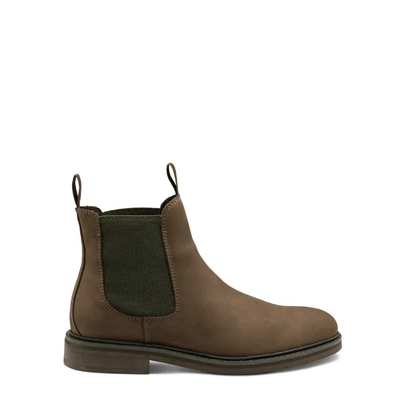 Loake Ducksworth Mens Waterproof Chelsea Boot - Brown Oiled Nubuck