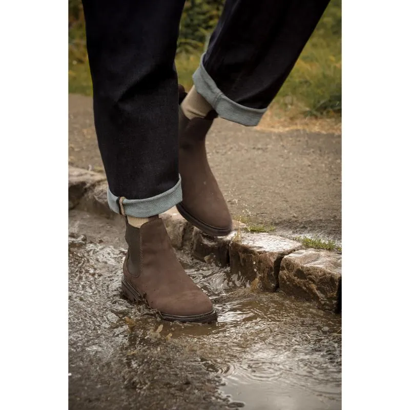 Loake Ducksworth Mens Waterproof Chelsea Boot - Brown Oiled Nubuck