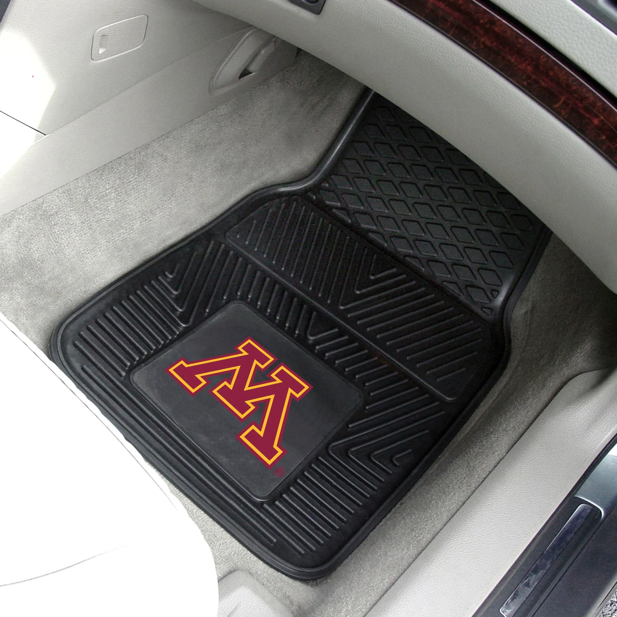 Minnesota Golden Gophers Heavy Duty Car Mat Set - 2 Pieces