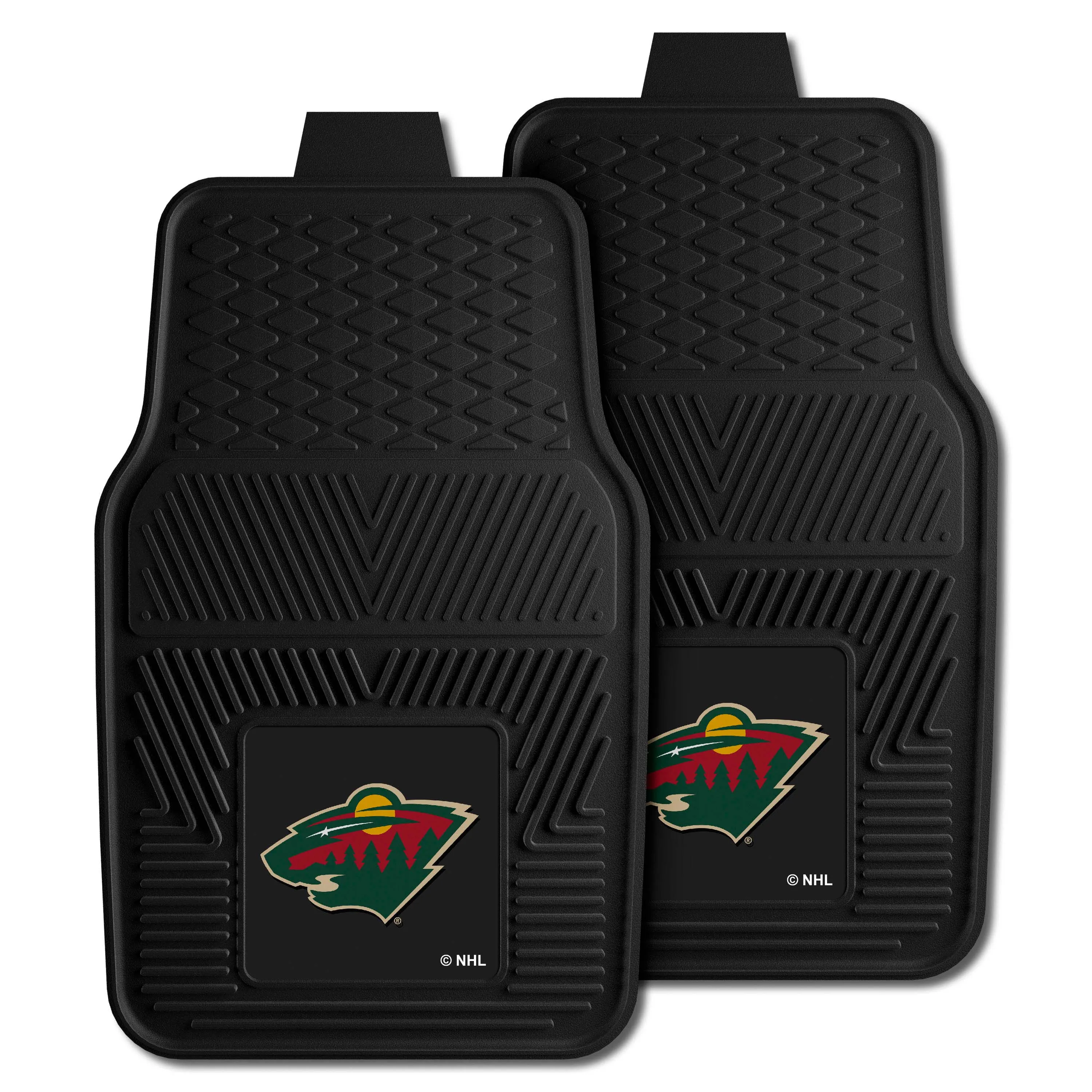 Minnesota Wild Heavy Duty Car Mat Set - 2 Pieces