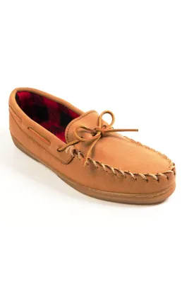 Minnetonka Men's Moosehide Fleece Moccasin