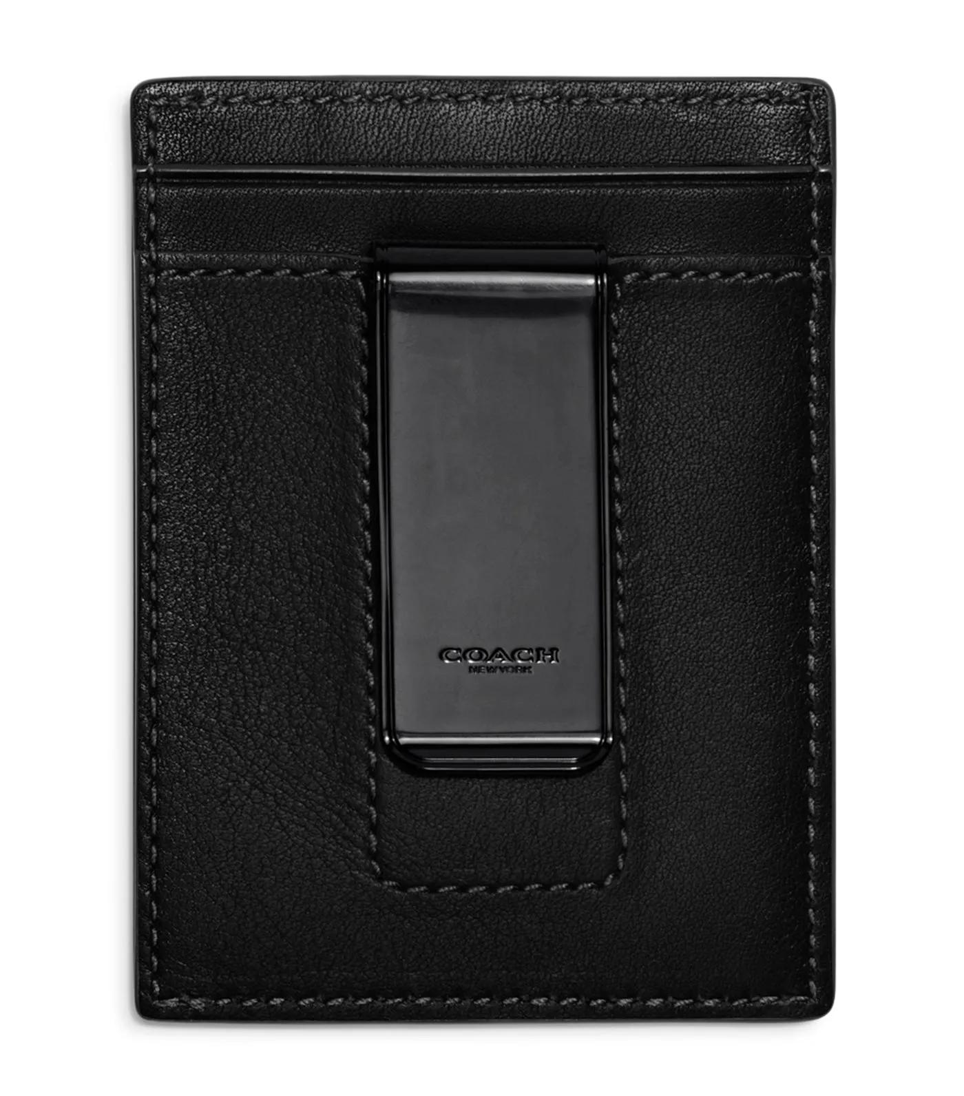 Money Clip Card Case Black