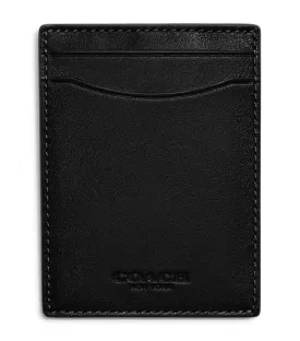 Money Clip Card Case Black