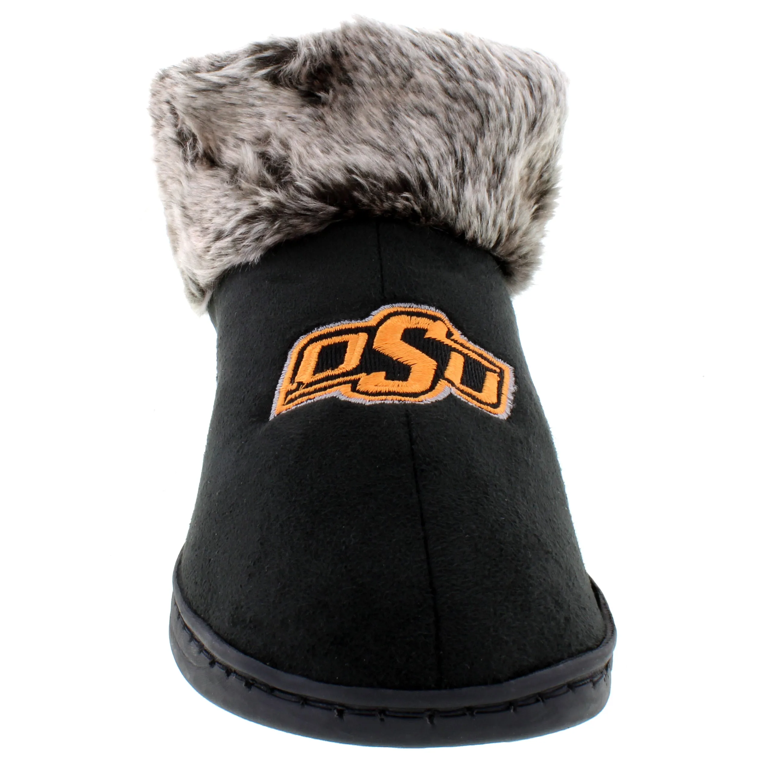 Oklahoma State Cowboys Faux Sheepskin Furry Top Slipper