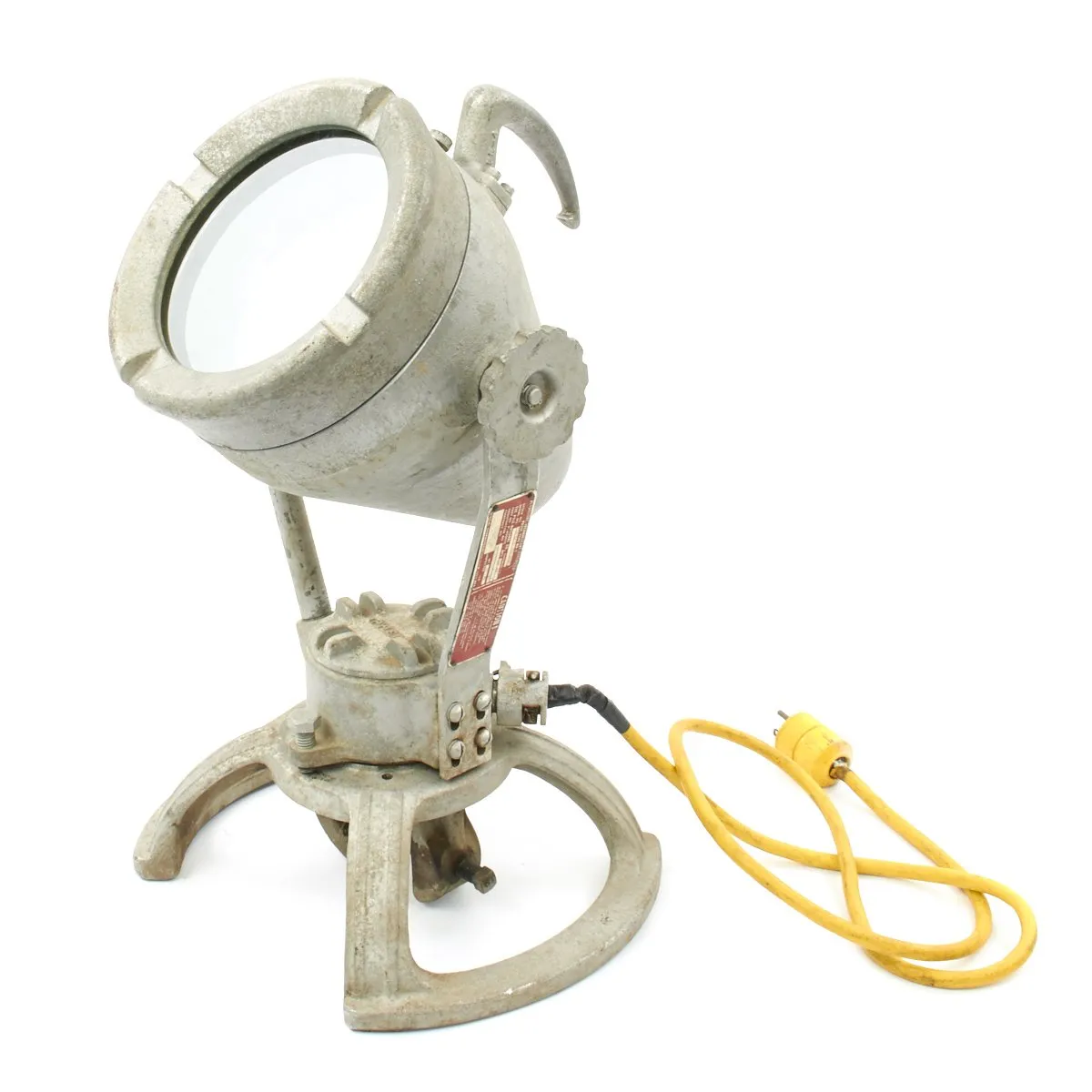 Original U.S. Vietnam Era USN Navy Type MA-1 Explosion Proof Floodlight