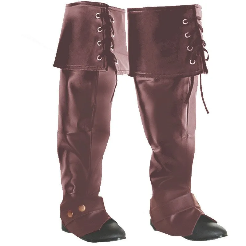 Pirate Boot Covers - Brown