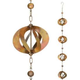 Rain Chain - Copper Spinner